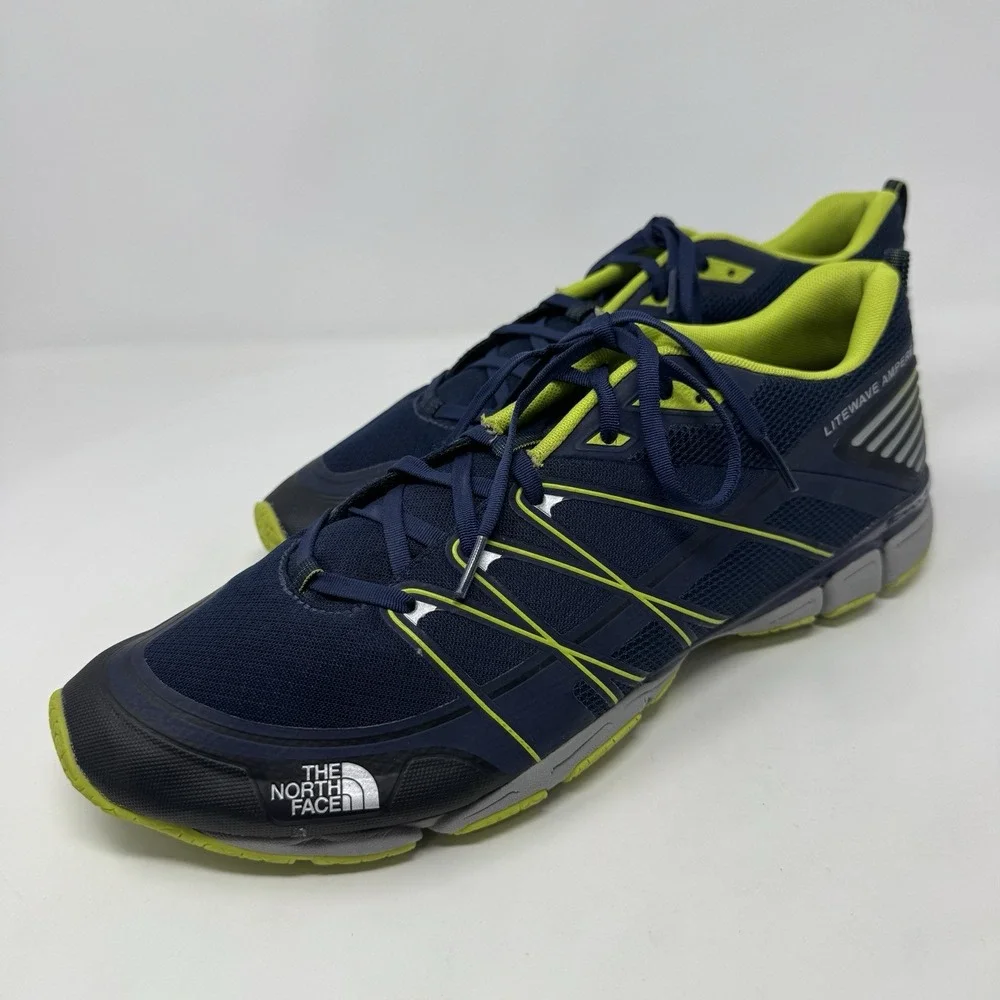 The North Face Litewave Ampere Phantom BLue/Yellow NF00CXT9 GPL Men's Size‎ 13